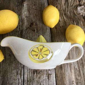 Vtg Lemon juicer pitcher